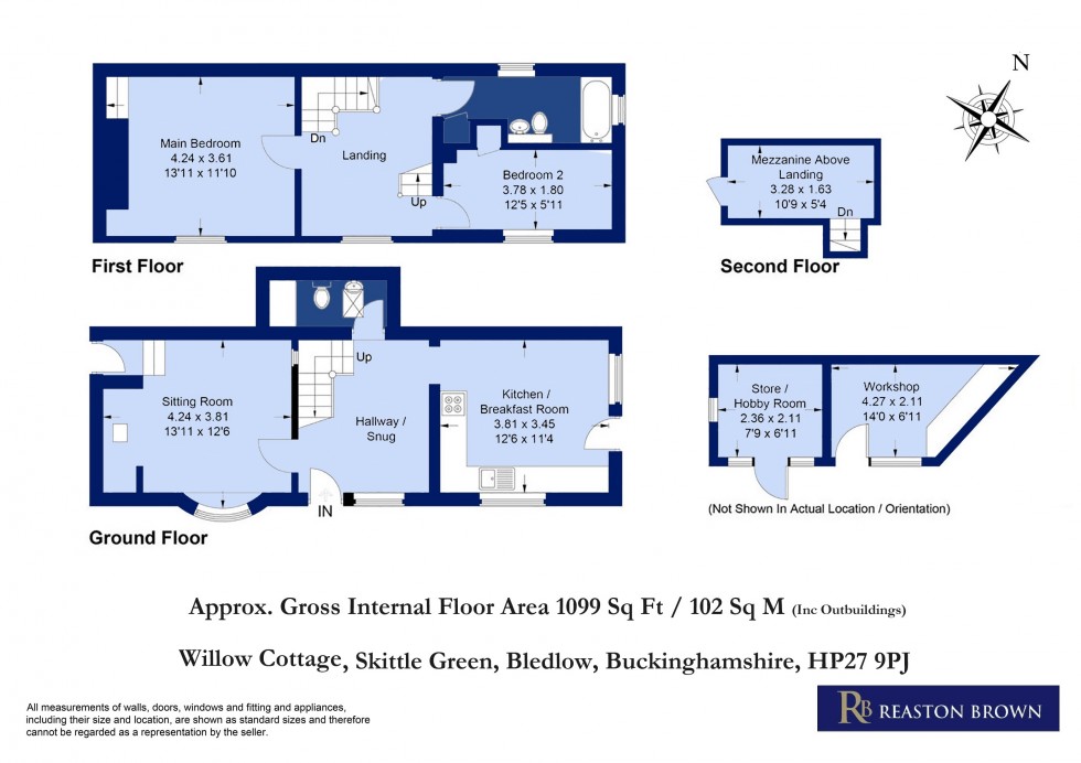 Floorplan for Skittle Green, Buckinghamshire