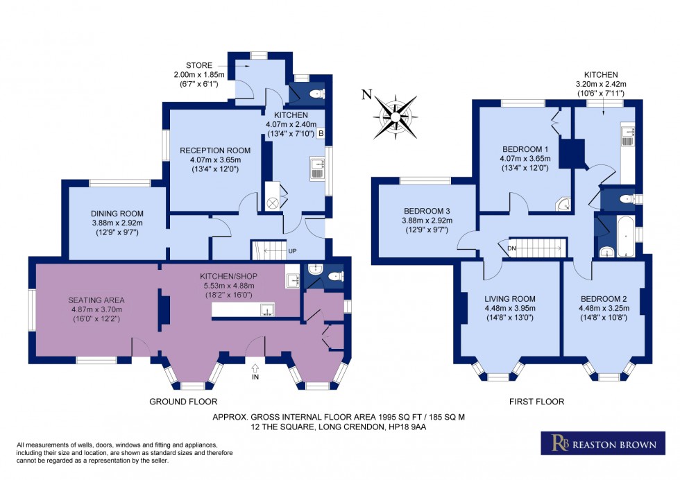 Floorplan for Long Crendon, Buckinghamshire