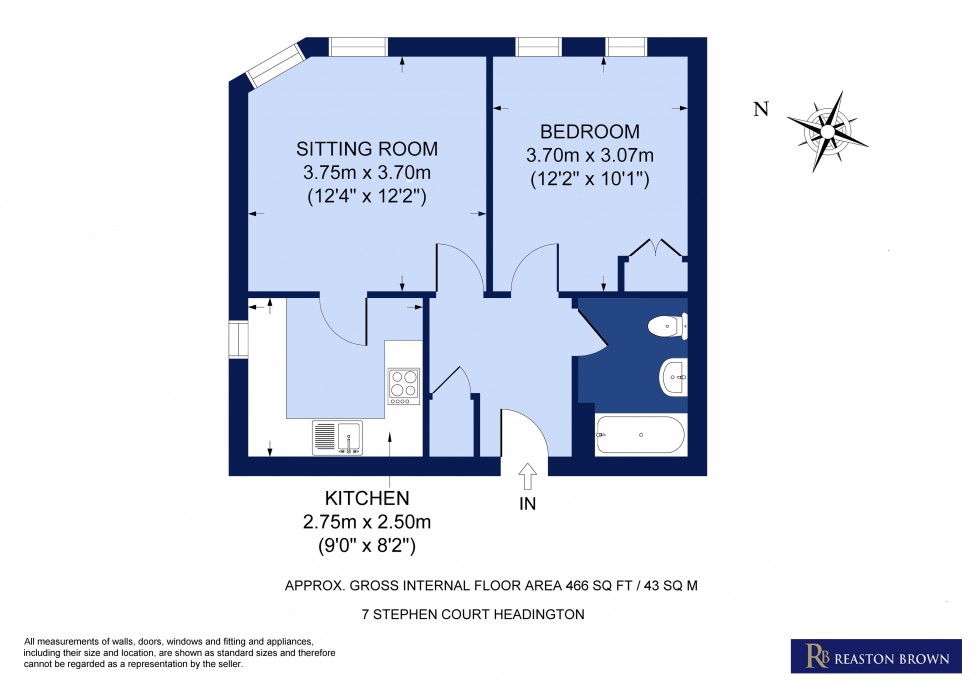 Floorplan for Headington, Oxfordshire