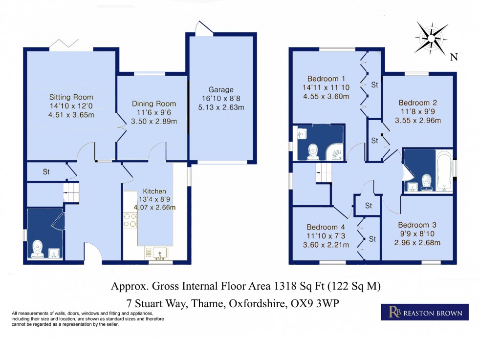 Floorplan for Thame, Oxfordshire