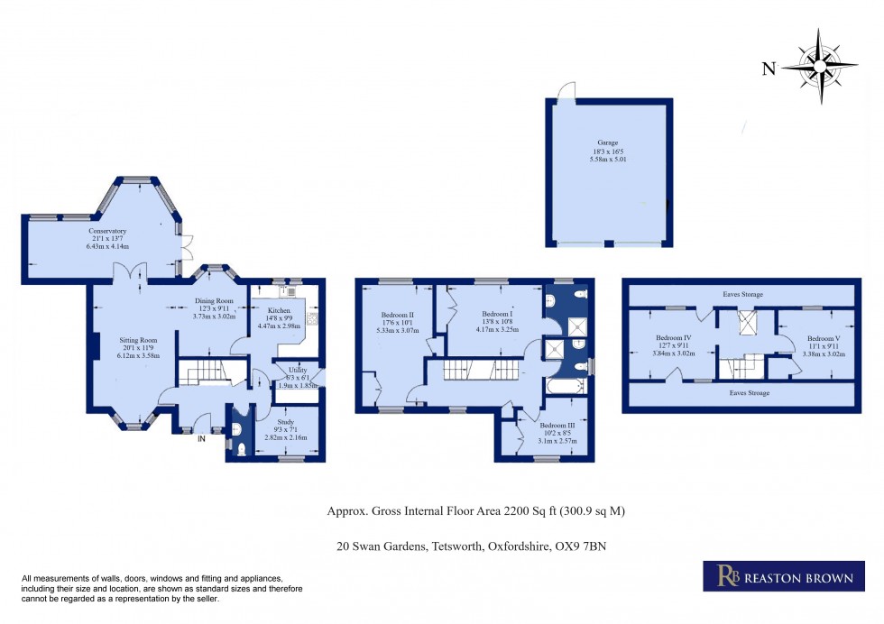 Floorplan for Tetsworth, Oxfordshire