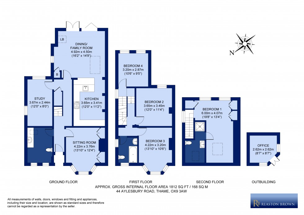 Floorplan for Thame, Oxfordshire