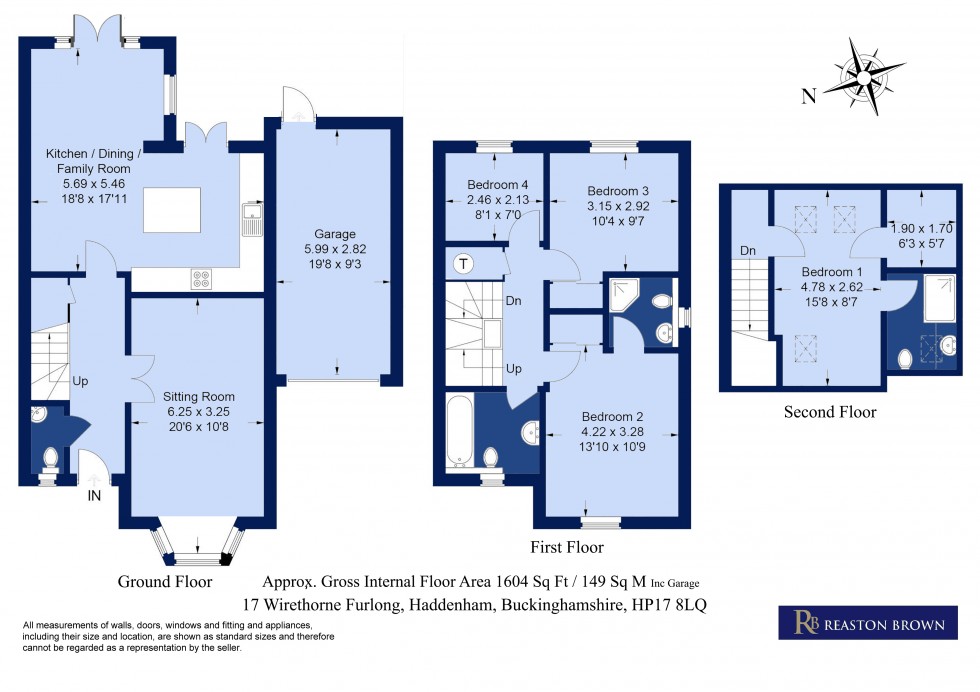 Floorplan for Haddenham, Buckinghamshire