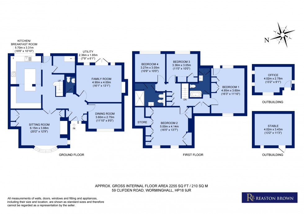 Floorplan for Worminghall, Buckinghamshire