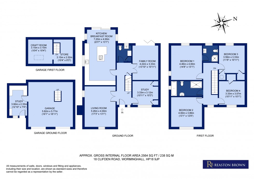 Floorplan for Worminghall, Buckinghamshire