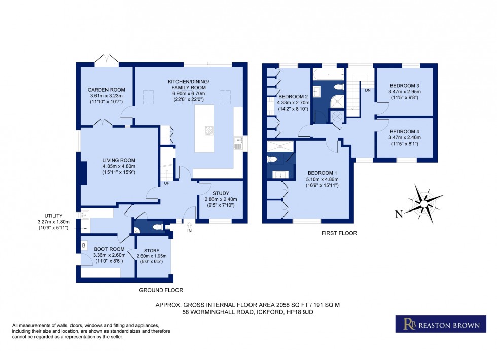 Floorplan for Ickford, Buckinghamshire