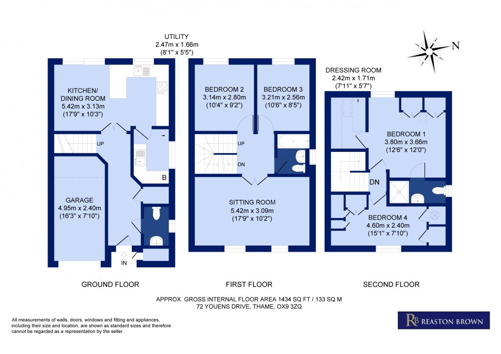 Floorplan for Thame, Oxfordshire