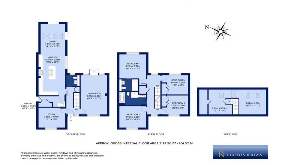 Floorplan for Thame, Oxfordshire