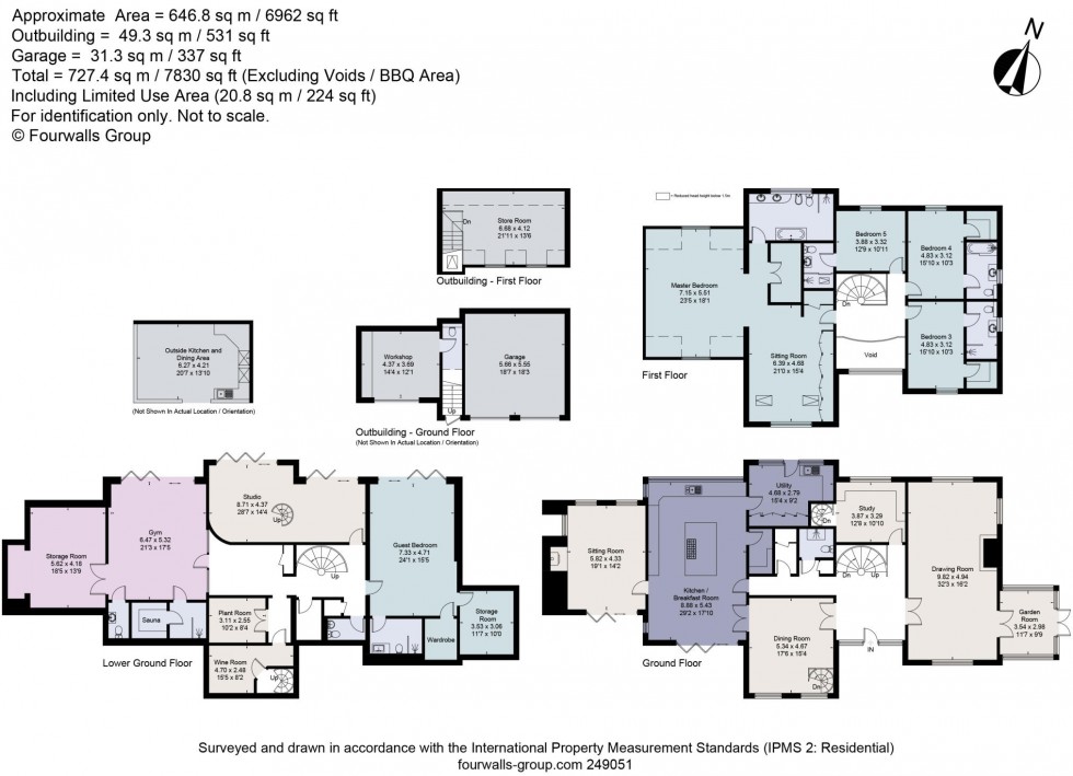 Floorplan for Long Crendon, Buckinghamshire