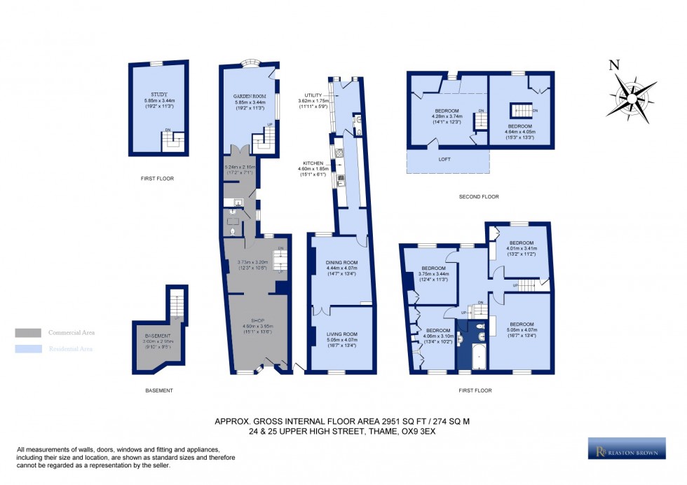 Floorplan for Thame , Oxfordshire