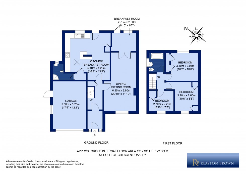 Floorplan for College Crescent, Oakley