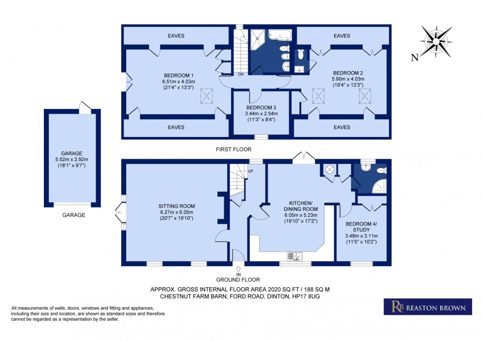 Floorplan for Dinton, Buckinghamshire