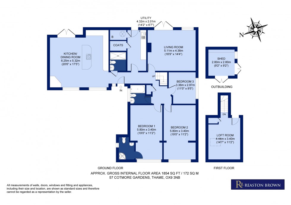 Floorplan for Thame, Oxfordshire