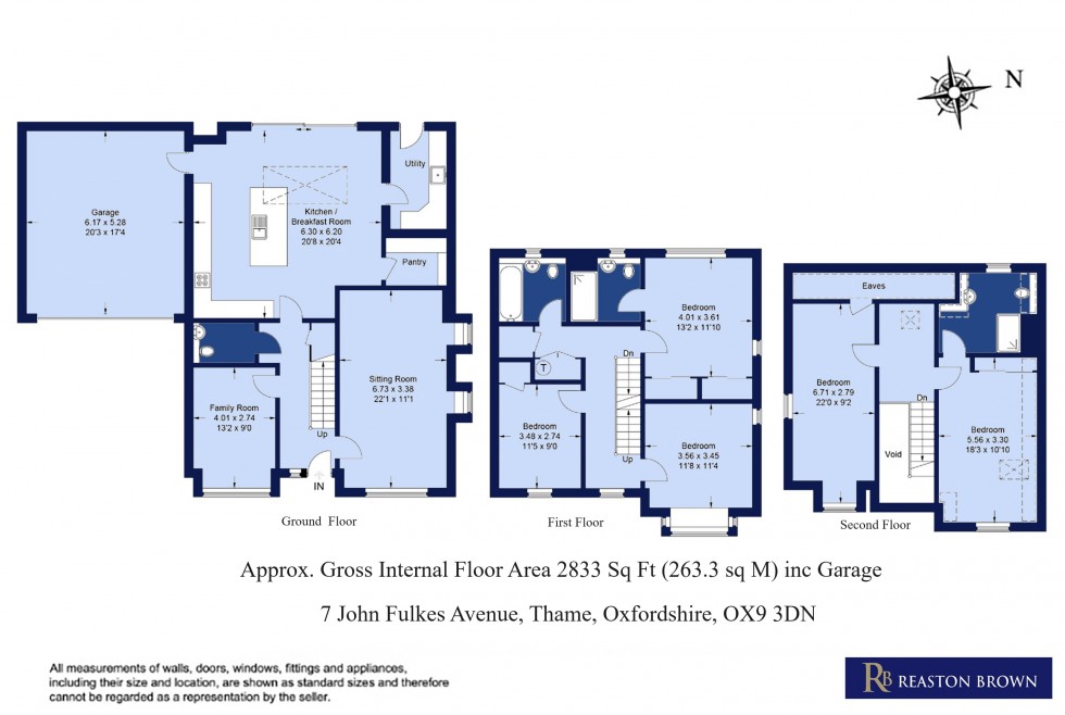 Floorplan for Thame, Oxfordshire