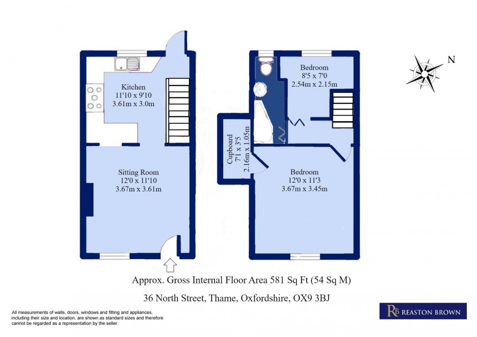 Floorplan for Thame, Oxfordshire