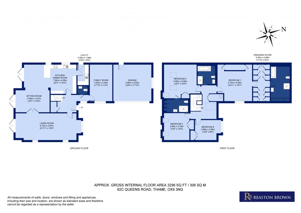 Floorplan for Thame, Oxfordshire