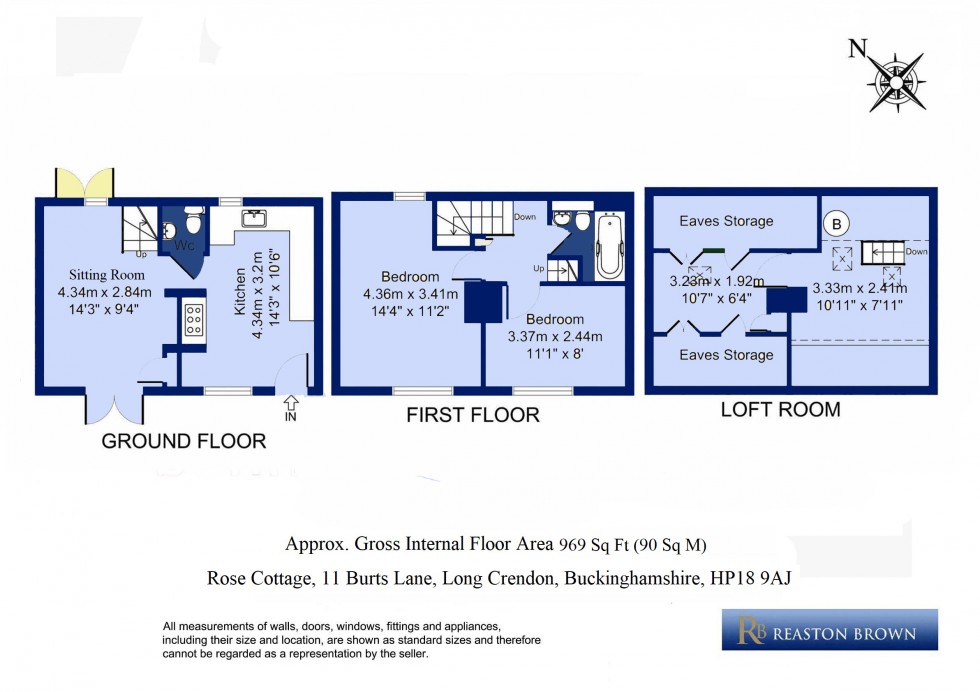 Floorplan for Long Crendon, Buckinghamshire